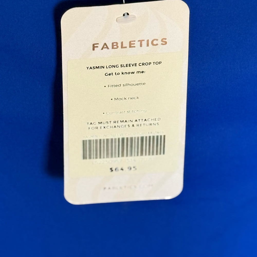 Fabletics Jasmine long sleeve crop‎ top - Picture 7 of 7